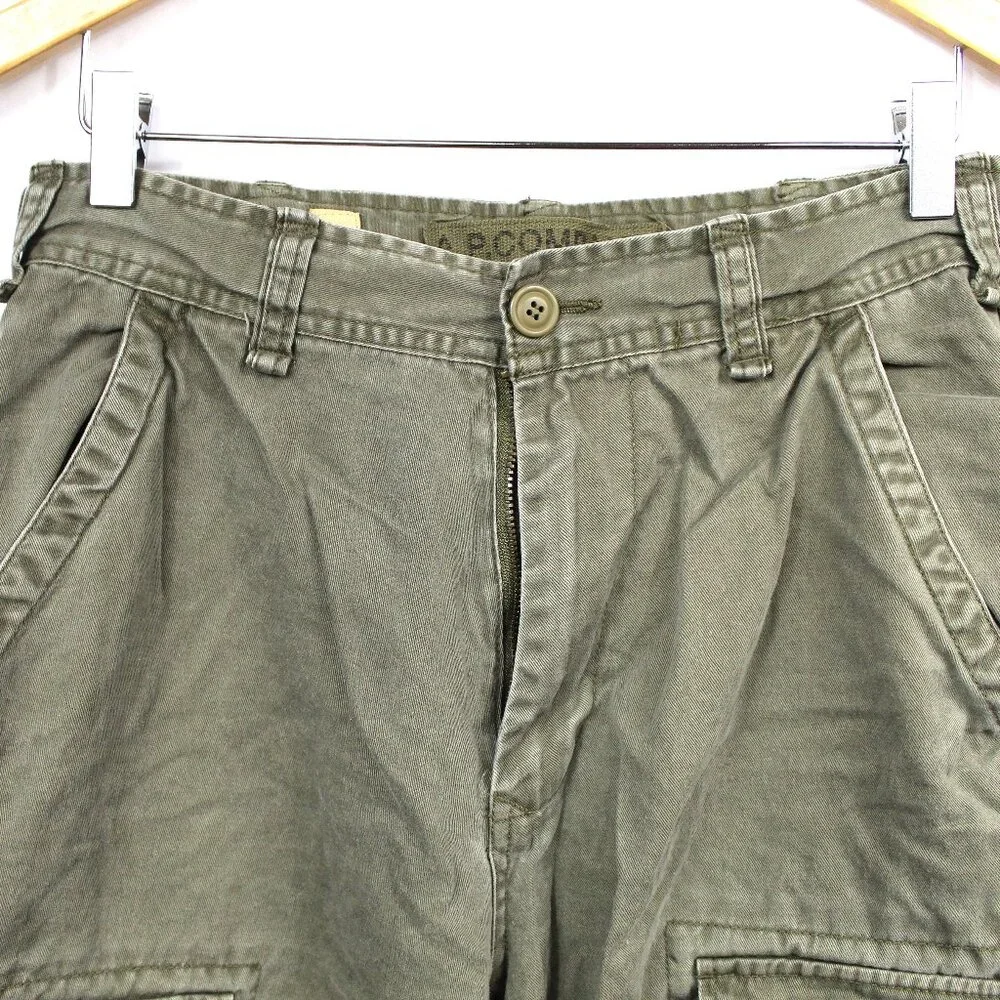 Vintage Y2K AP COMPANY Men's Military Tactical Cargo Pants Size 30x32 Army Green - Picture 3 of 10
